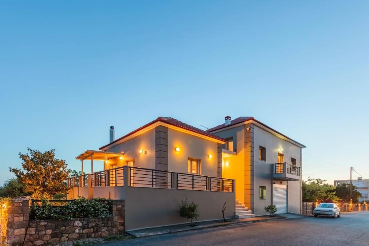 Navarino Captains Villa - Lux Private Pool Retreat Marathopoli Ngoại thất bức ảnh
