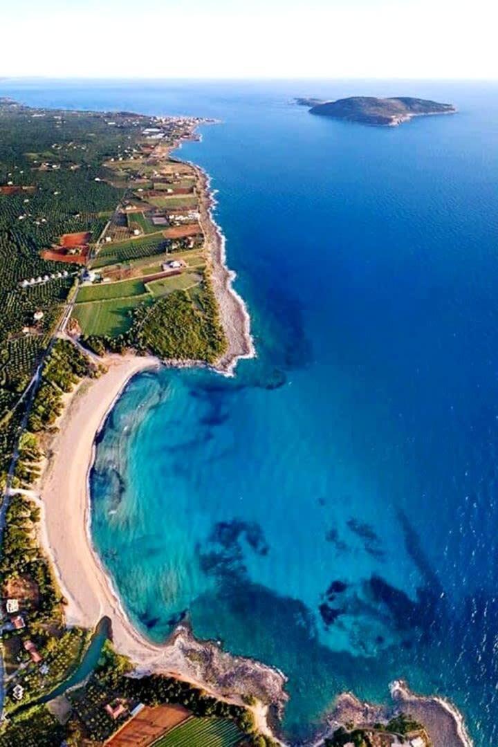 Navarino Captains Villa - Lux Private Pool Retreat Marathopoli Ngoại thất bức ảnh