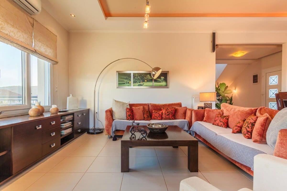 Navarino Captains Villa - Lux Private Pool Retreat Marathopoli Ngoại thất bức ảnh