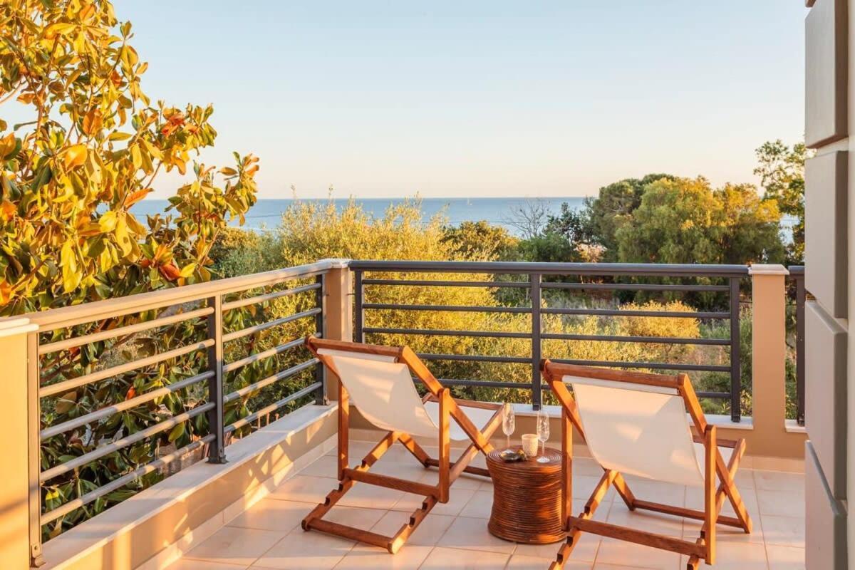 Navarino Captains Villa - Lux Private Pool Retreat Marathopoli Ngoại thất bức ảnh